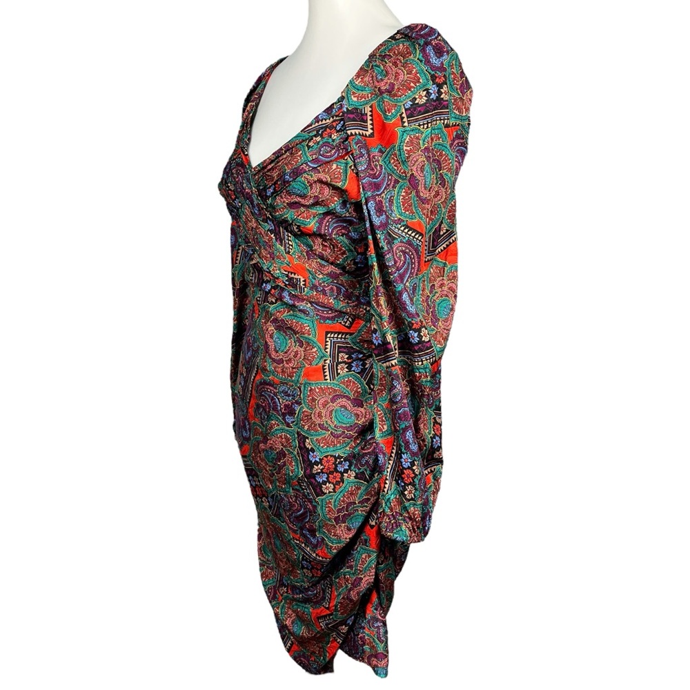 Veronica Beard Silk Floral Bodycon Dress Womens Size 8 New - Picture 4 of 14